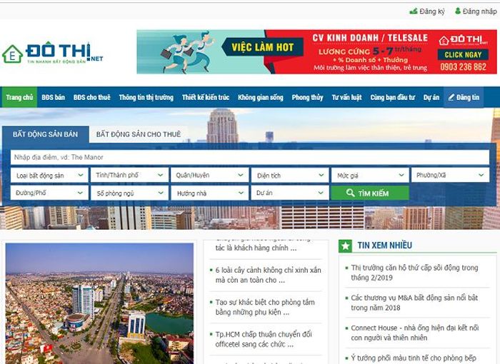 Top các trang web mua bán nhà đất uy tín hiện nay